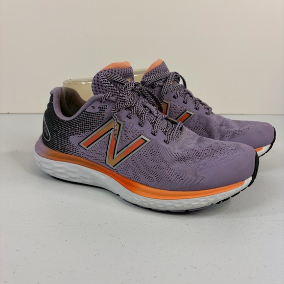 New Balance Women's 680 V7 Running Shoes Purple Sneakers Size 8.5 w680fp7 Gym - Picture 4 of 11